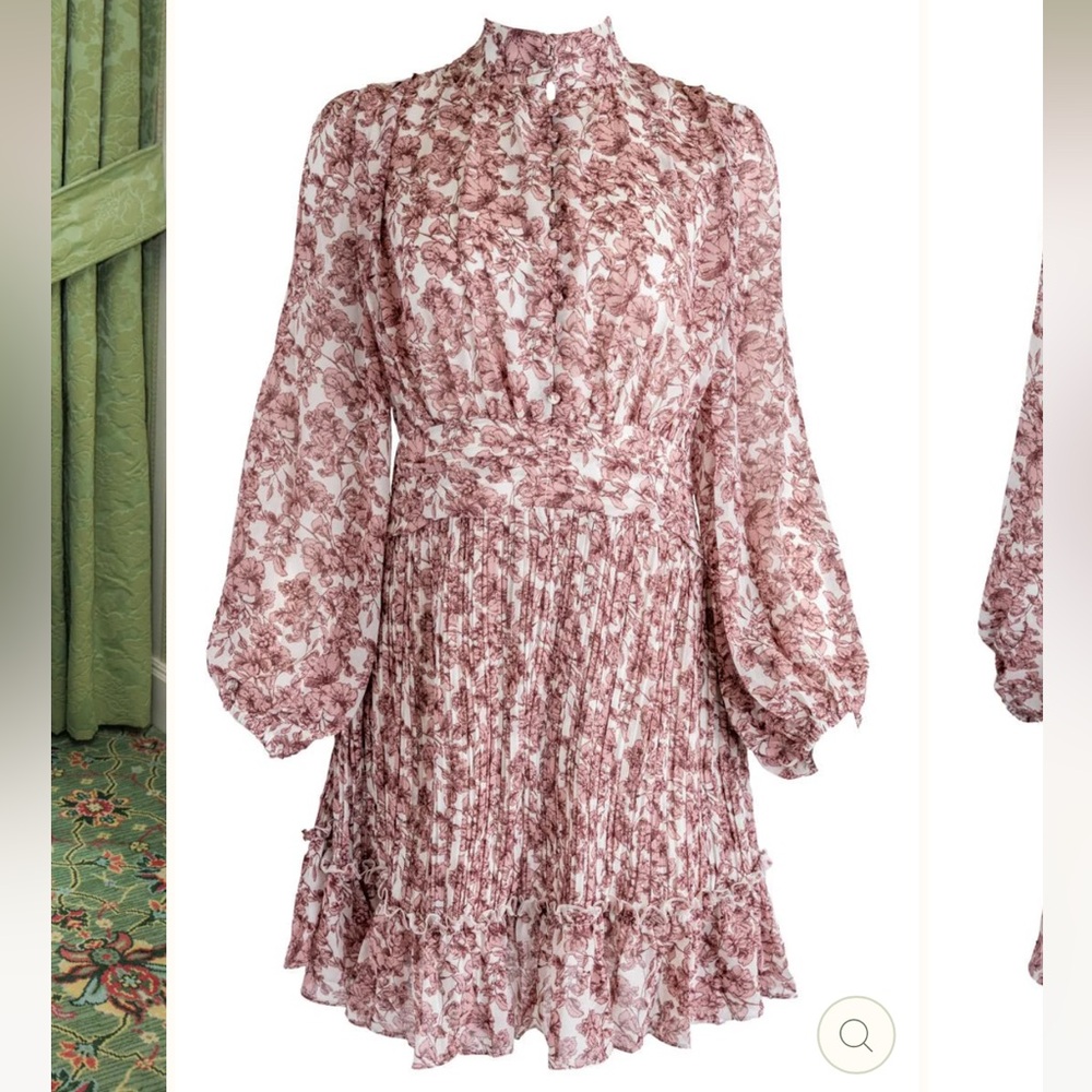 NWT ivy city co BRYNLEY DRESS IN PINK